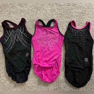 Spectrum Leotards sz youth large lot of 3